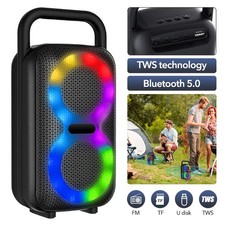 Portable Bluetooth Party Speaker Sub Woofer Heavy Bass Subwoofer Sound System AU