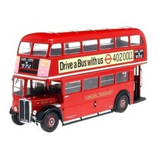 ixo BUS030SQL Bus Model 1/43 London Red RT Regent III Miniature Car UK