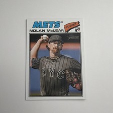 2026 Topps Heritage #150 Nolan McLean New York Mets Rookie