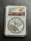 2020 (P) AMERICAN SILVER EAGLE NGC MS70 EMERGENCY ISSUE PHILADELPHIA MINT (1373)