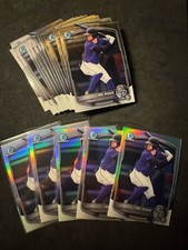 LOT OF 17: 2025 Bowman Chrome Rockies Roc Riggio - 5 Refractors / 12 Chrome