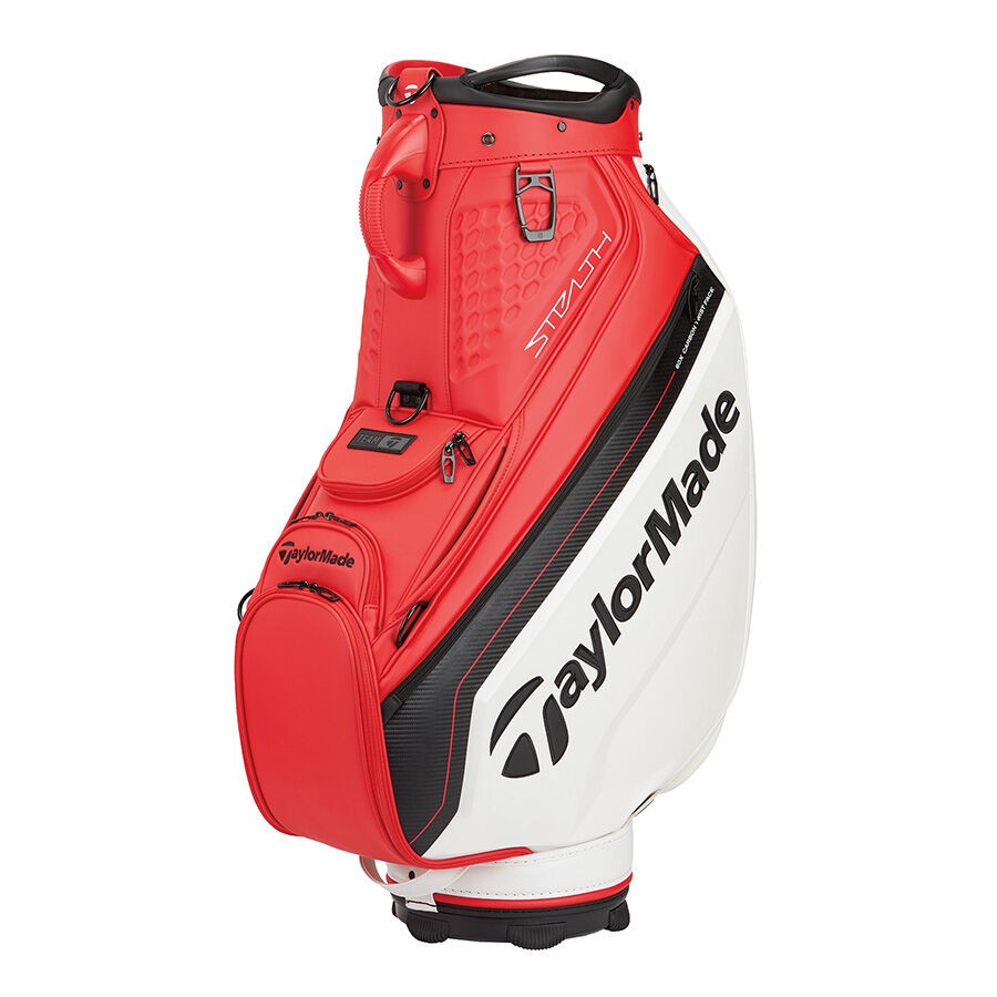 NEW TaylorMade 2023 Stealth 2 Tour Staff Bag - Red & Black