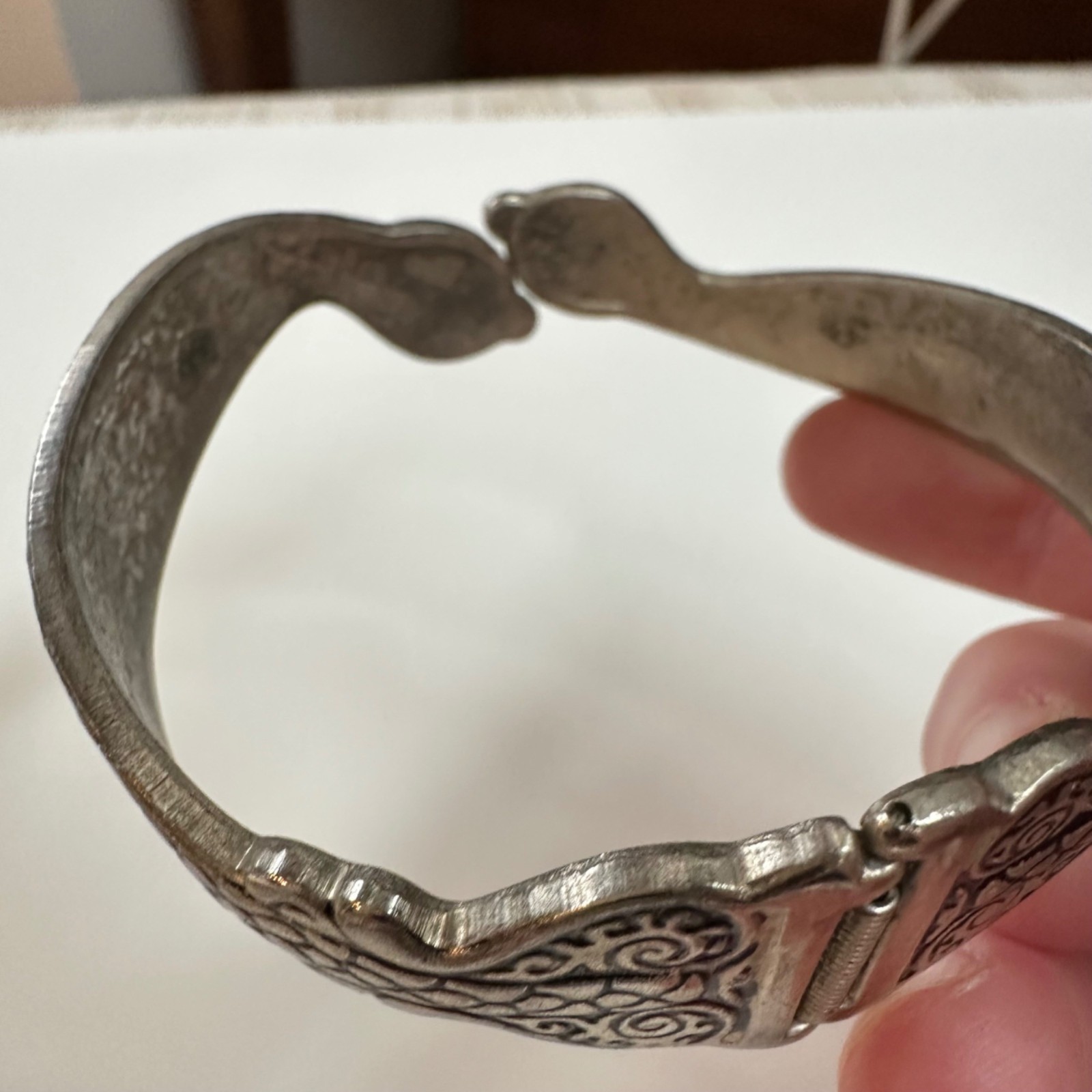 2 Snake Serpent Head Interlocking Hinged Clamper … - image 5