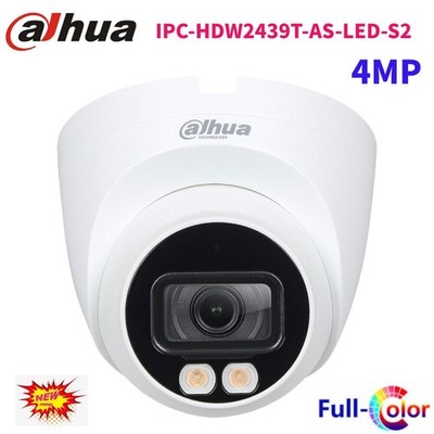 Dahua 4MP IPC-HDW2439T-AS-LED-S2 Full-color Eyeball WDR POE IP Camera In Mic