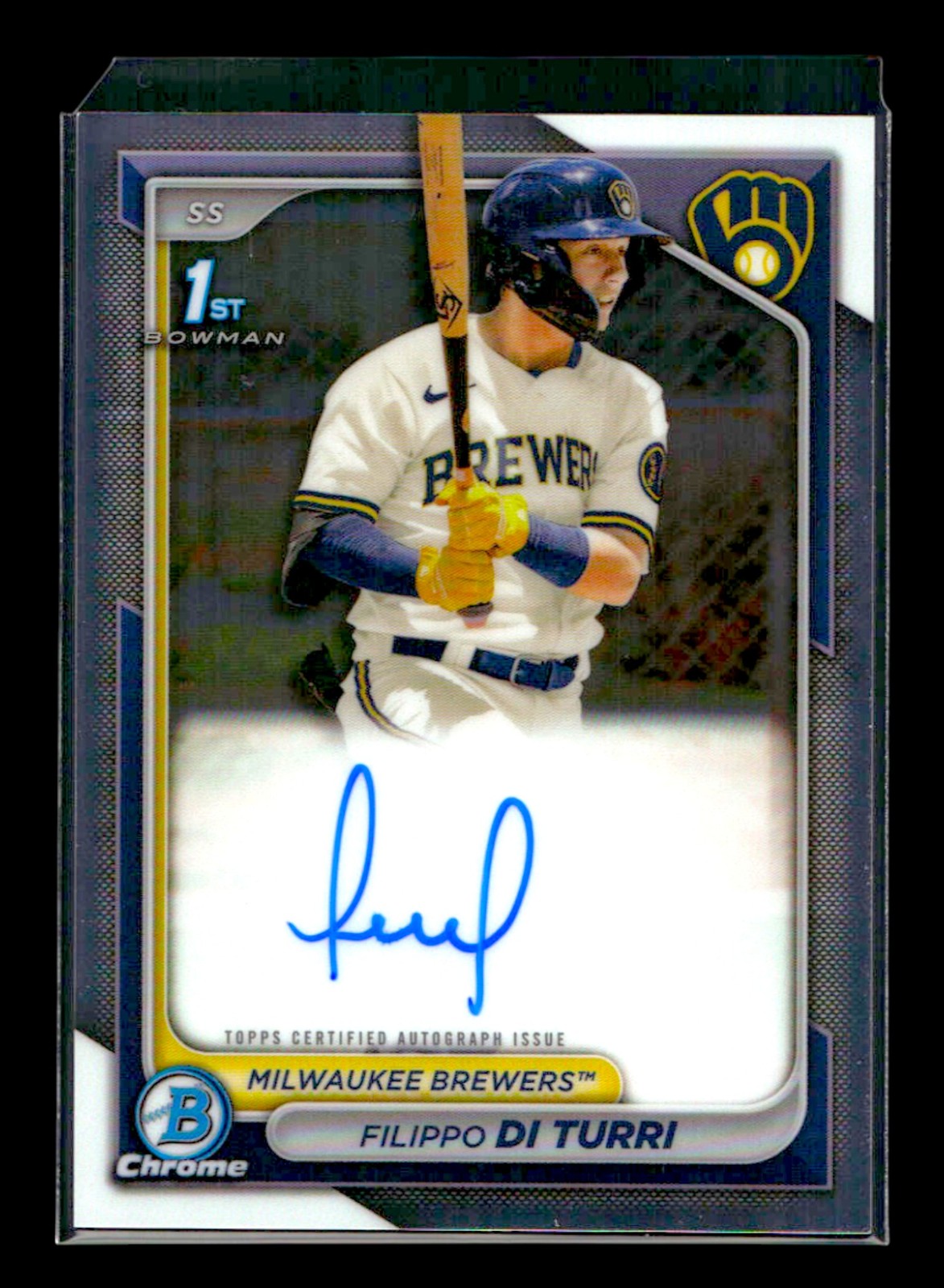 Filippo Di Turi 2024 Bowman #CPA-FDI Chrome Prospects Autographs Auto