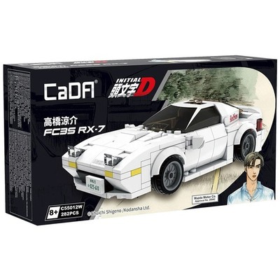 CaDA Initial D Mazda FC3S RX-7 Maßstab 1:24 Auto Bausatz C55012W