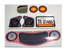 Toy Restore Replacement Stickers Fits Little Tikes Cozy Coupe II Car Pink