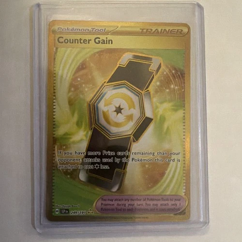 Pokémon Counter Gain SV08: Surging Sparks 249/191 Hyper Rare Holo Trainer EN