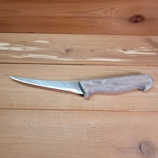 GIESSER Stainless Steel Boning Filet Knife 6" Blade Wood Handle Germany