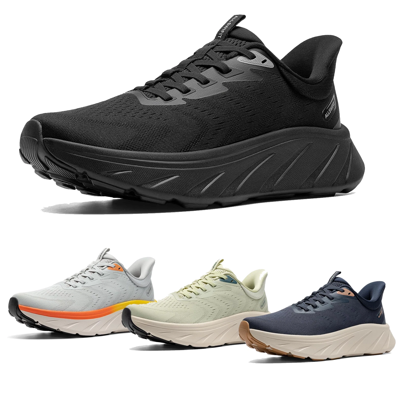 Men Slip On Walking Shoes Hands Free Running Tennis Walking Sneaker Shoes