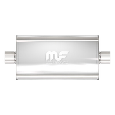 Straight-Through Performance Muffler; 3in. Center/Center; 5x22x11 Body
