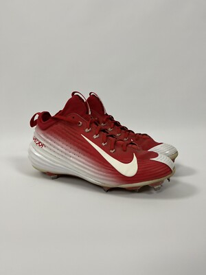 Nike Lunar Trout Vapor Mike Trout Red & White Men s Size 12 Baseball Cleats