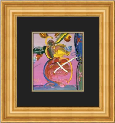 Peter Max Vase with Flowers I Custom Framed Print FREE SHIPPING 