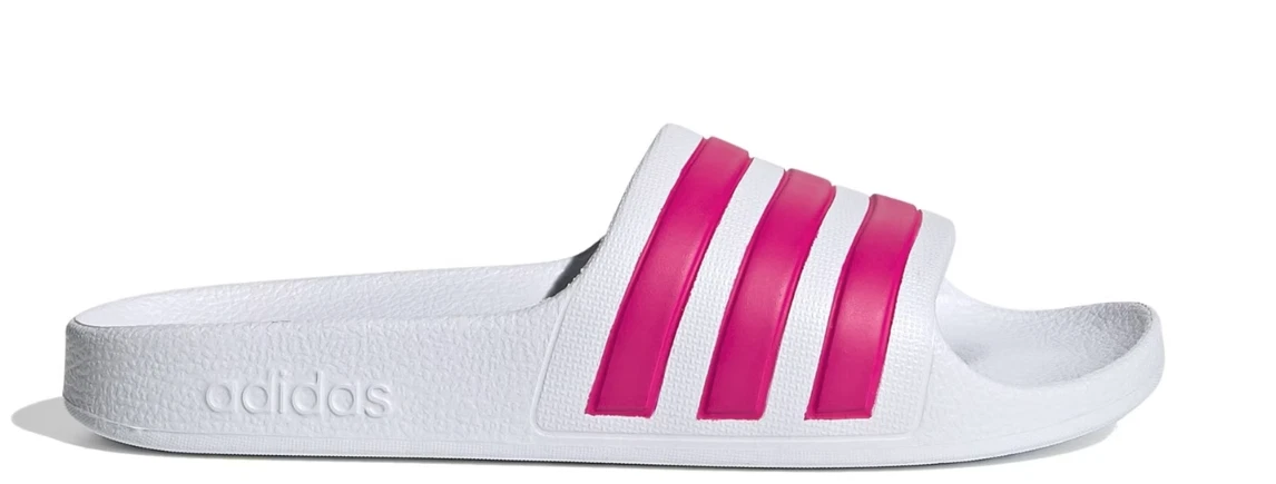 Adidas Duramo Junior Sliders bianco rosa taglia UK 10K US 10K *REFSSS22