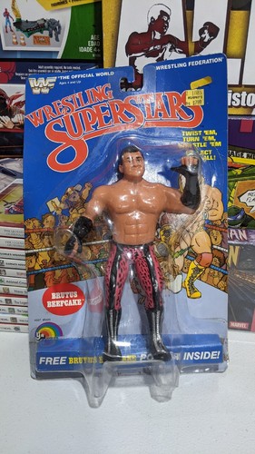 LJN Wrestling Superstars WWF Brutus Beefcake MOC F...