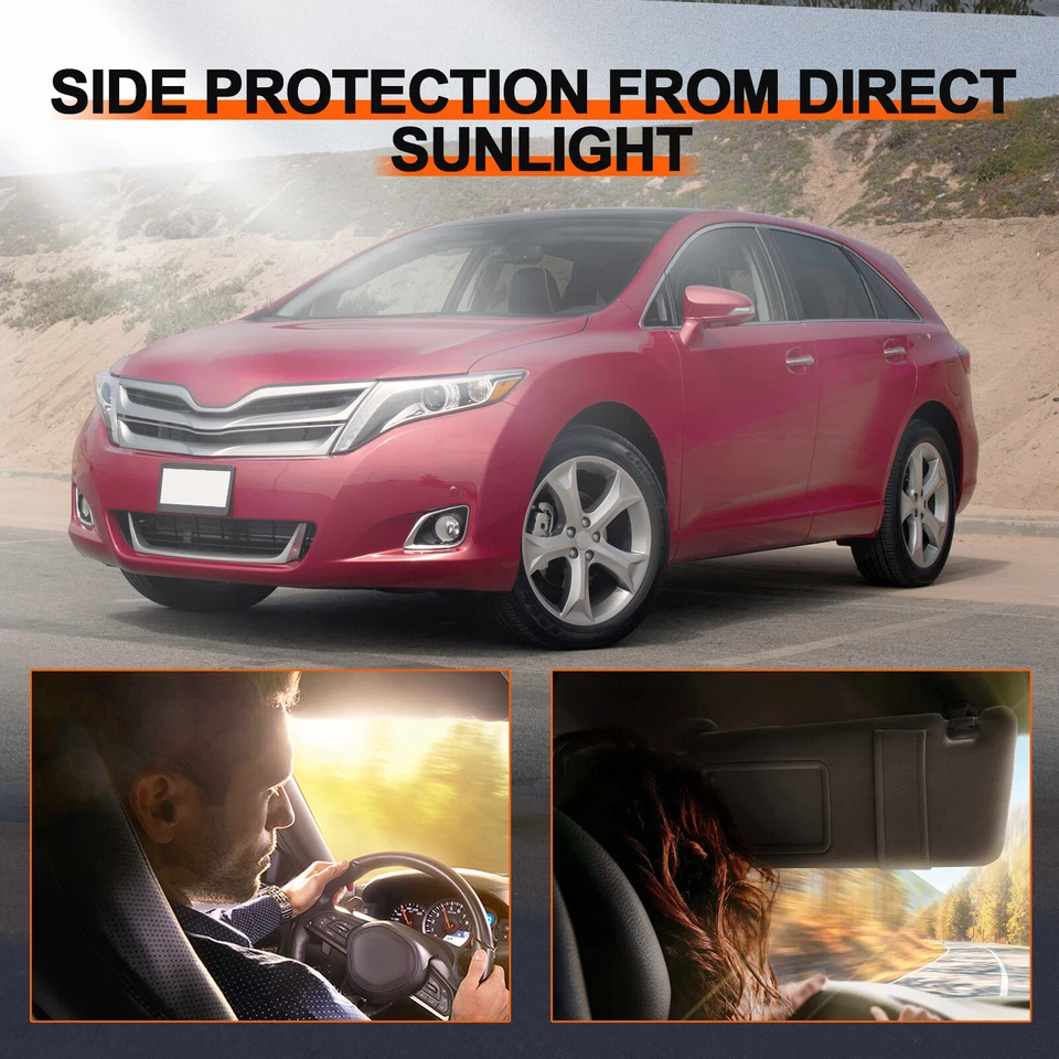 MIROZO para Toyota Venza 2014 beige conductor izquierdo coche parasol con techo corredizo 2.7 3.5 Foto 4 de 4