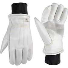 Wells Lamont Women's Leather Cowhide Insulated Cold Weather HD Work Gloves Large