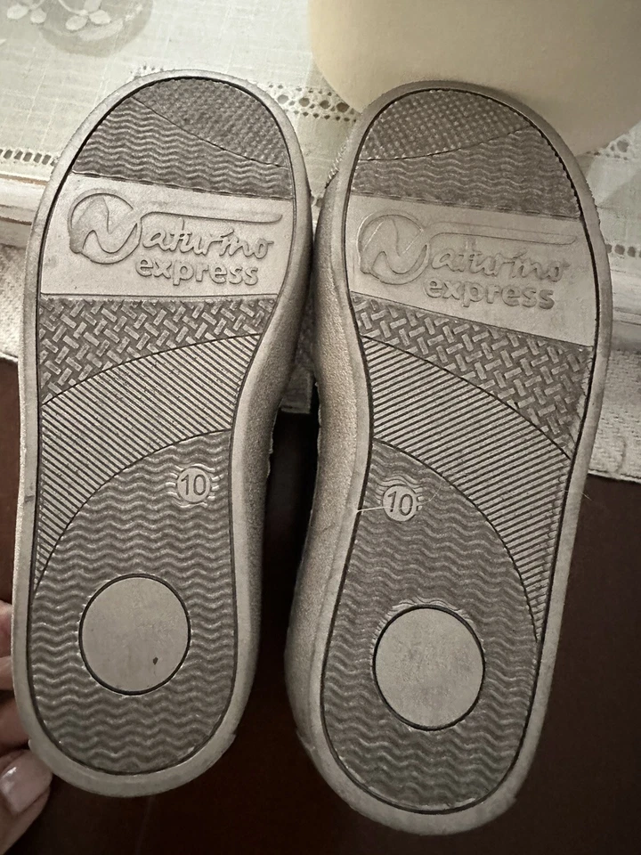 NEW Naturino Express Little Girl’s Sneaker  shoes sequin Size 10 black - Image 4 of 4