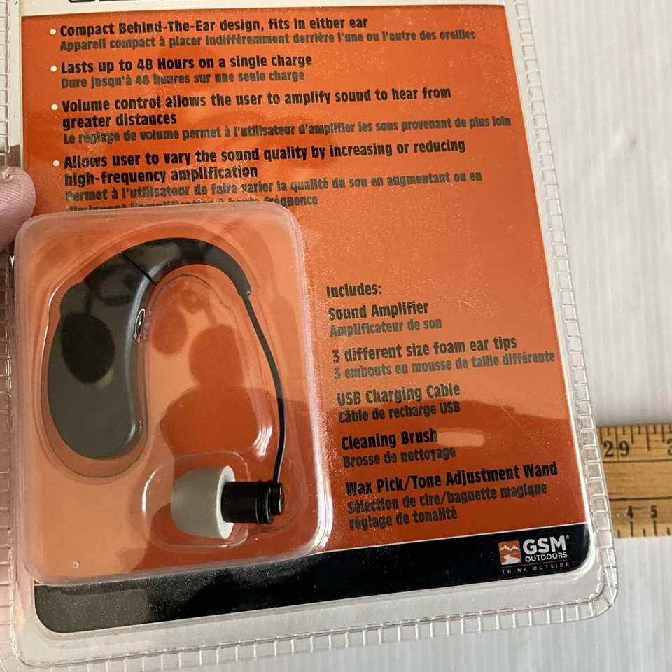 Walkers Ultra Ear BTE Rechargeable Hearing Enhancer Device GWPRCHUE