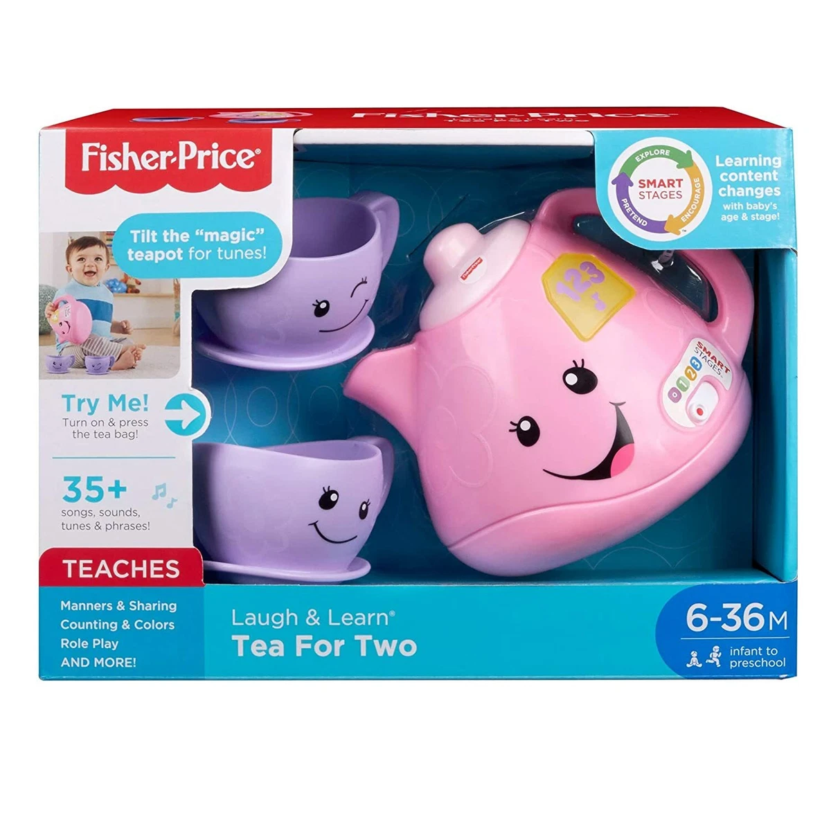 Fisher price sales talking tea set
