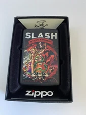 Zippo Slash On A 2022 Black Matte Lighter