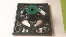 VINTAGE - VICTORY GARDEN - CAST IRON TORCH STAND - BRAND NEW