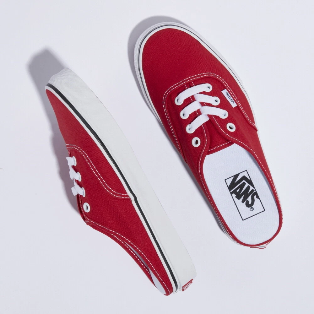 Vans authentic racing red sale