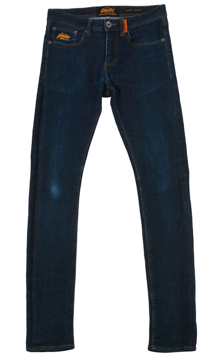 Superdry Vintage Copper Black Denim Women s Super Skinny Jeans