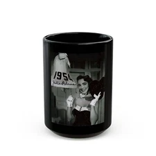 Julia Adams #199 (Vintage Female Icon) Black Coffee Mug