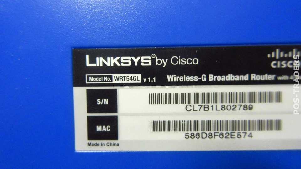 Linksys WRT54GL v1.1 Wireless-G 2.4GHz 54 Mbps Broadband Router EXCL PSU - Bild 3 von 3
