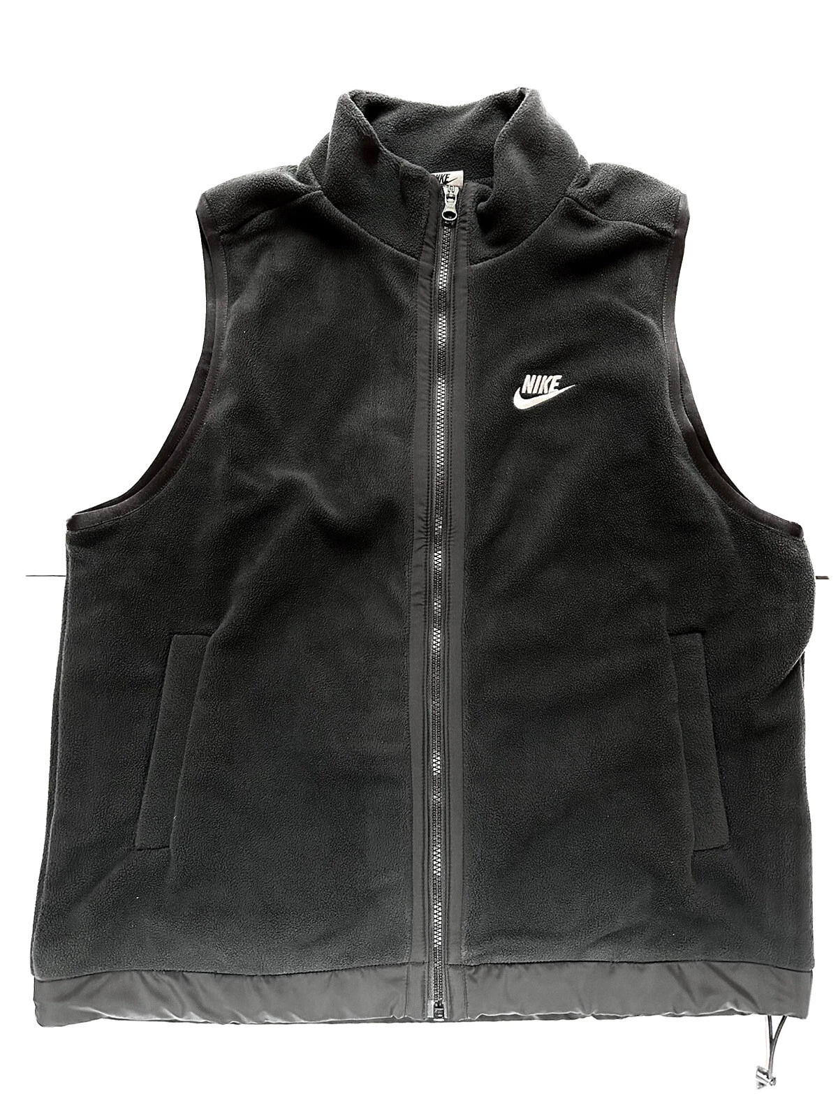 NIKE CLUB + FLEECE WINTERIZED VEST BLACK DQ4898-010 SIZE X-LARGE NEW
