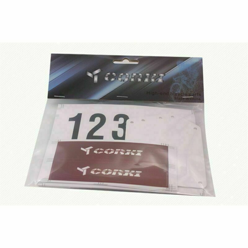 For Road Bike Triathlon Race Competetion Plate Bicycle Number Plate Decals Kit