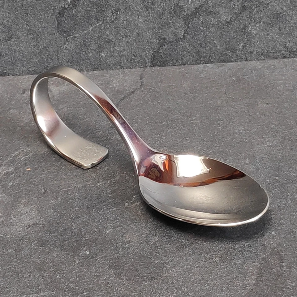 WMF Happy Spoon 6 Häppchen-Löffel Buffetlöffel Servierlöffel Cromargan in OVP - Bild 2 von 4