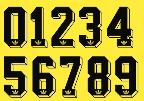 Adidas clearance shirt numbers