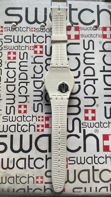 Swatch Zebratian SUOW706 NewGent 41mm Silicone | eBay display picture 1