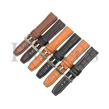20 MM 22 MM Genuine Leather Alligator Crocodile Watch Strap Band Quick Release