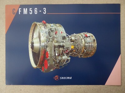 1995 DOCUMENT PUB SNECMA GE CFM56-3 ENGINE ENGINE AVIATION ENGINE AIRCRAFT