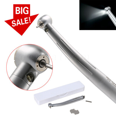 SELF-POWER Dental Fiber Optic LED E-generator High speed Handpiece 2/4 Holes USA