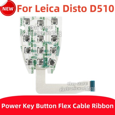 Power Reset Key Button Flex Cable Ribbon 10Pins For Leica DISTO D510 Laser Meter