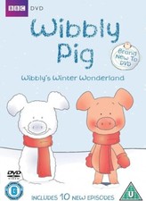 WIBBLY PIG WIBBLY'S WINTER WONDERLAND DVD NEW SEALED 10 EPISODES REGION 2 #PB