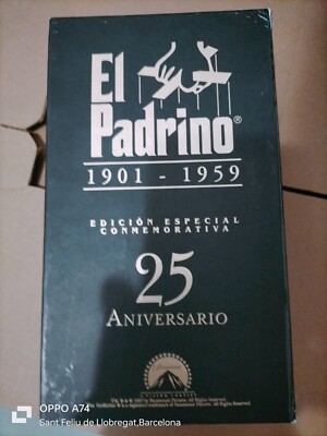 RAR BOX. EL PADRINO. EDICIÓN ESPECIAL 25 ANIVERSARIO. 3 VHS