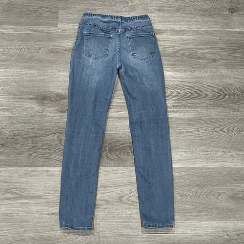 H&M Leggings & Denim Girls Leggings Size 10 (10Y) Stretch Back Pockets Blue - Picture 9 of 10