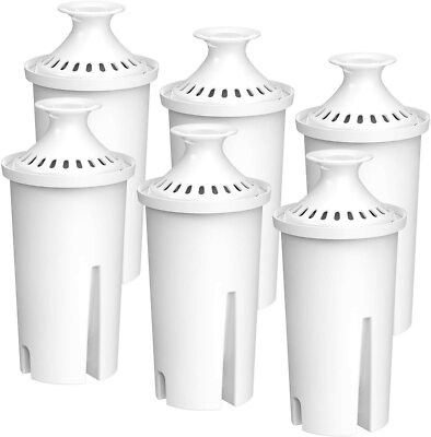 FilterLogic Pitcher Water Filter, Replacement for Brita  Classic (6 packs)