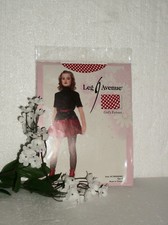 Leg Avenue Girls Red Fishnet Tights Size Small NIP