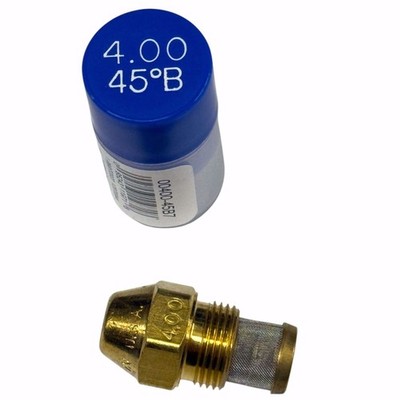 DELAVAN 4.00 GPH 45° B SOLID CONE NOZZLE W/ MESH STRAINER