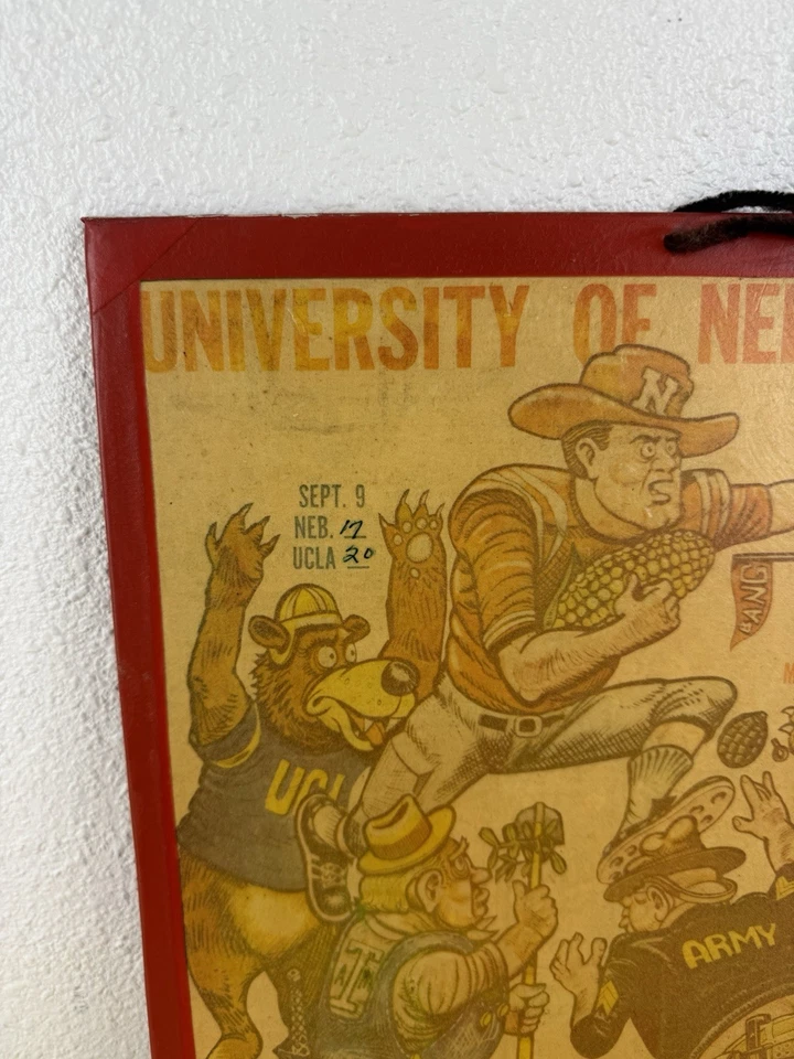 University of Nebraska Football 1972 Program Home Game Map Picture Poster 15x12 - Image 2 of 4