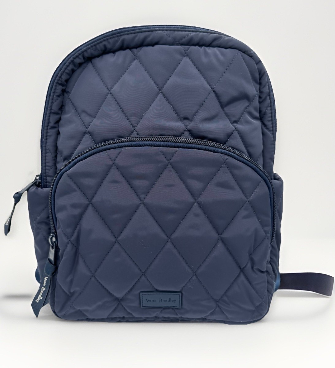 Vera Bradley Quilted Dark Navy Backpack Outlet Essential Large Backpack - Cotton | Vera Bradley  main image 3