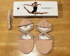 Bloch ES0251L Elastosplit x Canvas Ballet Shoes Pink Size C 3.5 New In Box