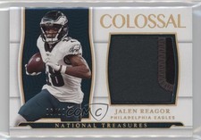2021 National Treasures Colossal Materials Prime Holo Gold 6/10 Jalen Reagor n1u
