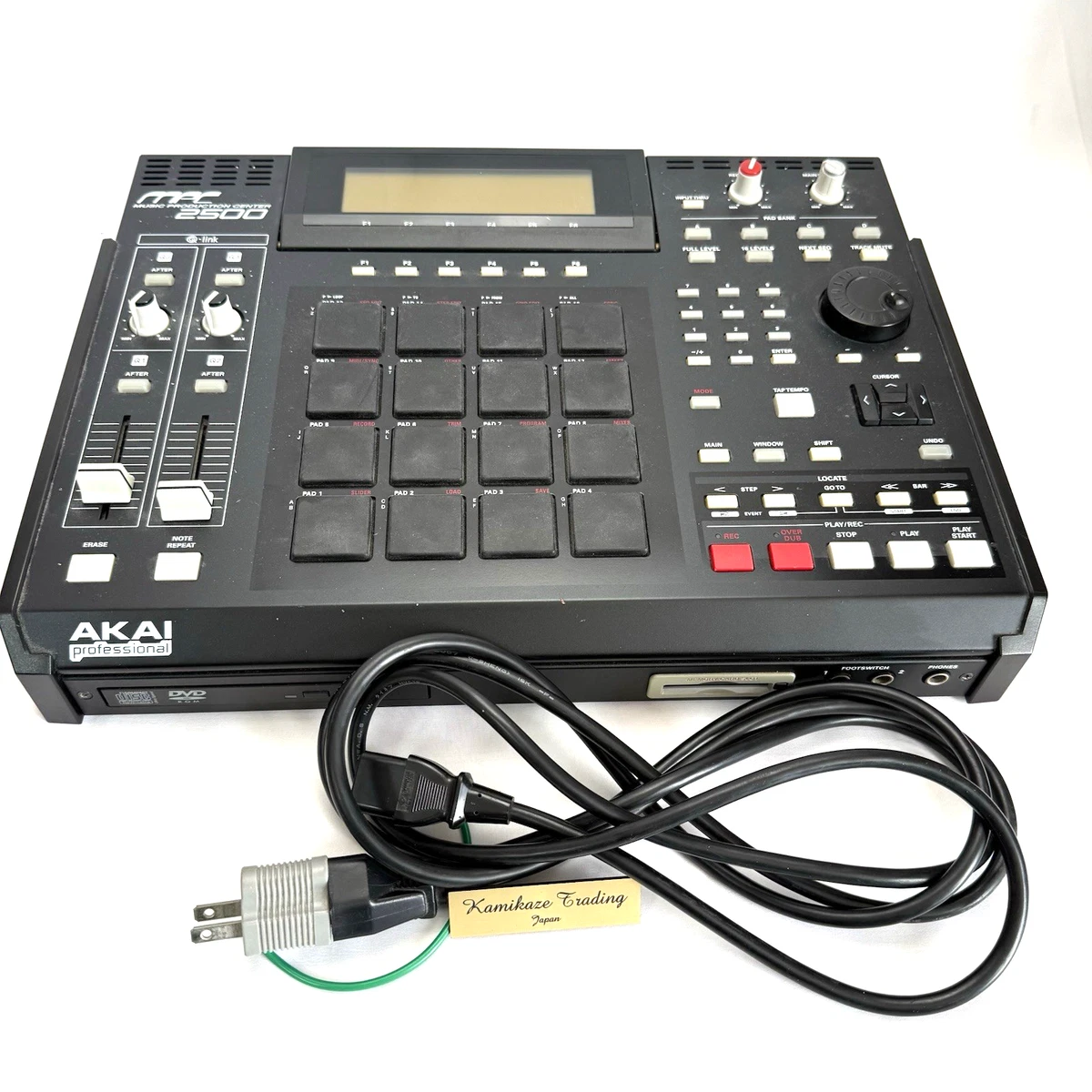 AKAI MPC2500サンプラー　road readyケース付き Water Resistant Hard Travel Case for Akai MPC 2500 , MPC 2000XL